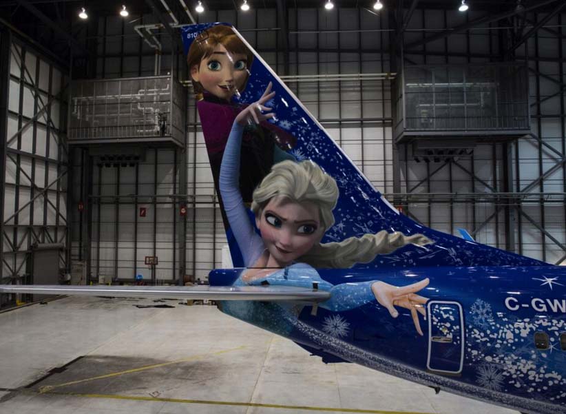 Air-journal-livree reine des neiges westJet2