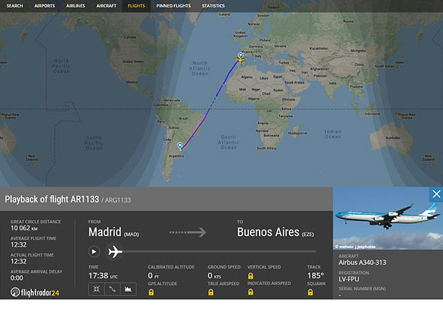 Aerolineas Argentinas n’a plus d’Airbus A340 1 Air Journal