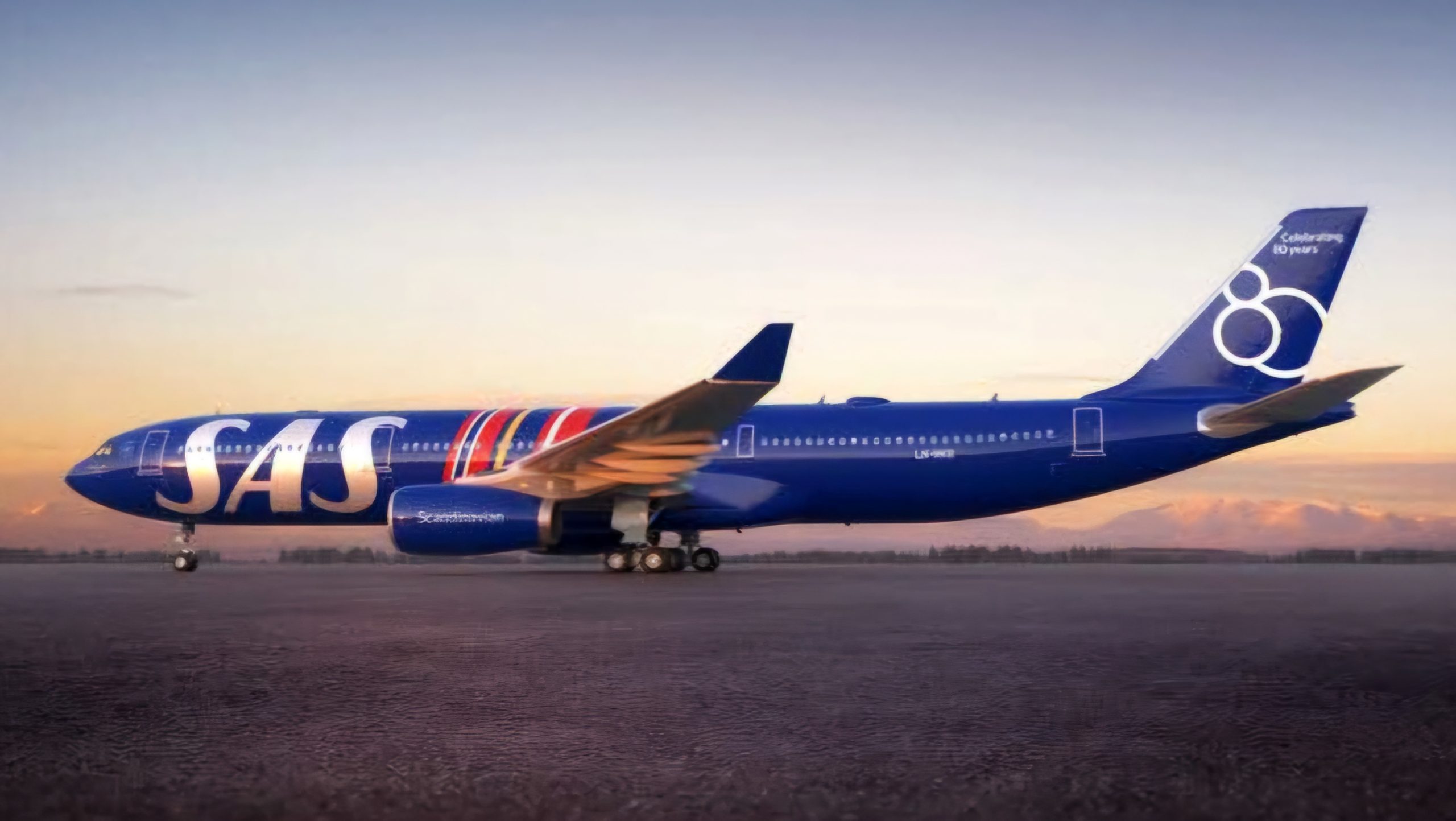 SAS fête ses 80 ans avec une livrée bleue anniversaire sur A330 1 Air Journal SAS fête ses 80 ans avec une livrée bleue anniversaire sur A330 1 Air Journal