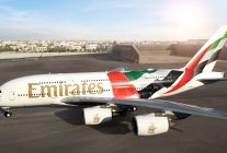 
Emirates a dévoilé le 8 mai 2026 une livrée spectaculaire sur l un de ses Airbus A380, l appareil A6-EVG arborant désormais u