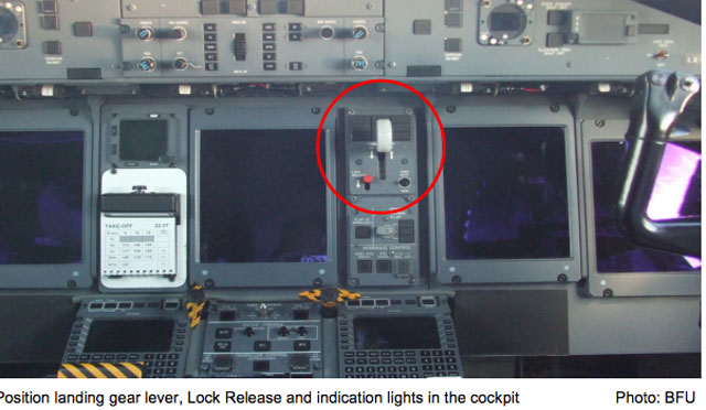 Air-Journal-Cockpit Q400 incident Luxair-©BFU