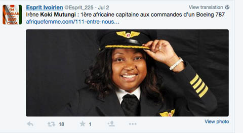 Air-Journal-Commandant de bord femme Koki Mutungi