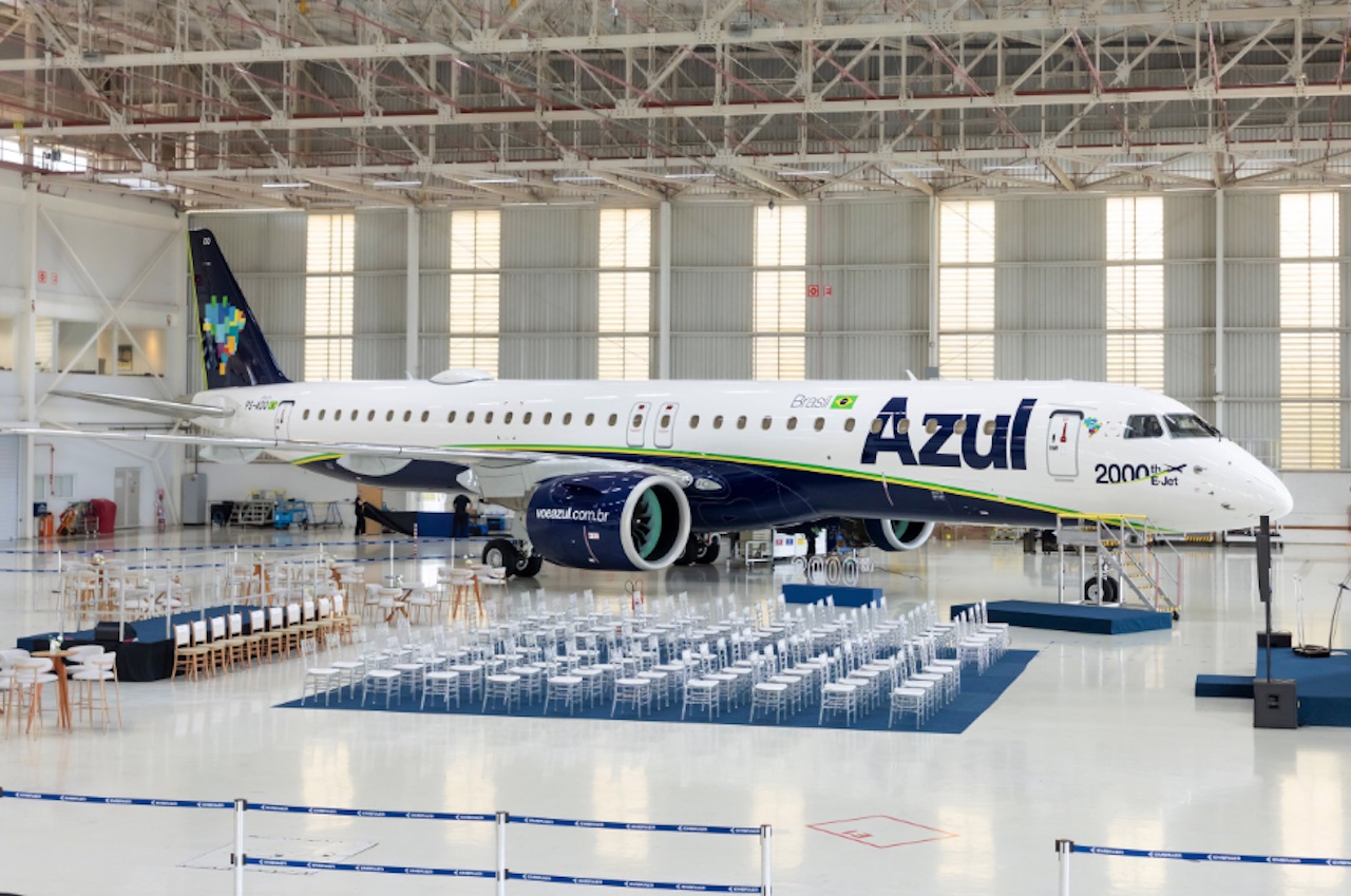 Embraer franchit le cap des 2 000 E-Jets livrés avec Azul 1 Air Journal