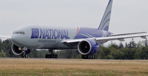 19 h 23 sans escale : le Boeing 777F de National Airlines relie l’Écosse à l’Australie 1 Air Journal