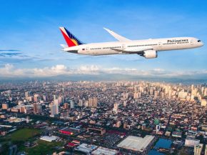 
Philippine Airlines a annoncé au salon de Farnborough un engagement portant sur jusqu’à 20 Boeing 787‑10 Dreamliner, son pr
