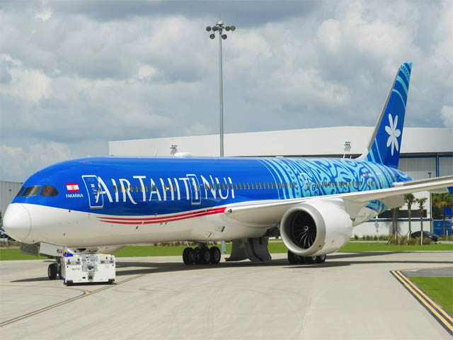 Le 787-9 d’Air Tahiti Nui se pare de sa jolie livrée 1 Air Journal