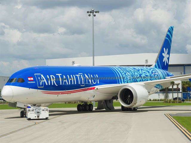 Le 787-9 d’Air Tahiti Nui se pare de sa jolie livrée 147 Air Journal
