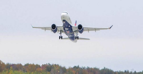 Le premier A220-100 de Delta Air Lines a effectué son premier décollage samedi 6 octobre depuis l aéroport de Mirabel au Québe