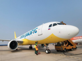 
Le transporteur philippin Cebu Pacific a dévoilé un tout nouvel Airbus A320neo provenant de l’usine Airbus de Tianjin en Chin