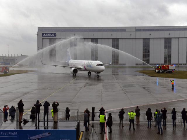L'A321LR d'Airbus s'élance pour la première fois dans les airs 2 Air Journal
