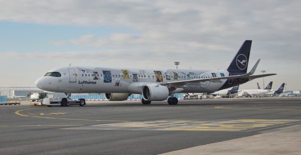 L’Airbus A321neo   Hamm », immatriculé D-AIEM, porte désormais l’intégralité de sa livrée spéciale réalisée pour le 