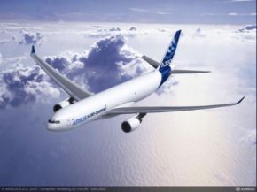 
La compagnie aérienne Turkmenistan Airlines a confirmé une commande de deux Airbus A330-200P2F, des avions passagers convertis 