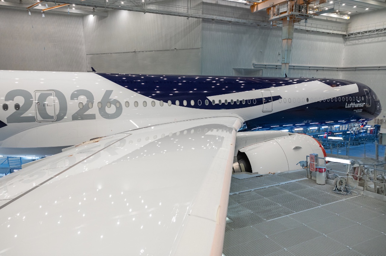 Lufthansa reçoit son premier Airbus A350-1000 en livrée du centenaire 2 Air Journal Lufthansa reçoit son premier Airbus A350-1000 en livrée du centenaire 2 Air Journal
