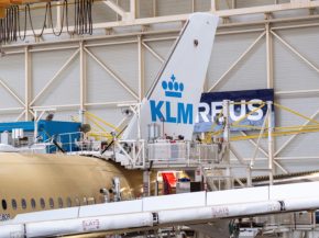 
KLM franchit une étape décisive dans le renouvellement de sa flotte long-courrier : son premier Airbus A350-900 est désormais 