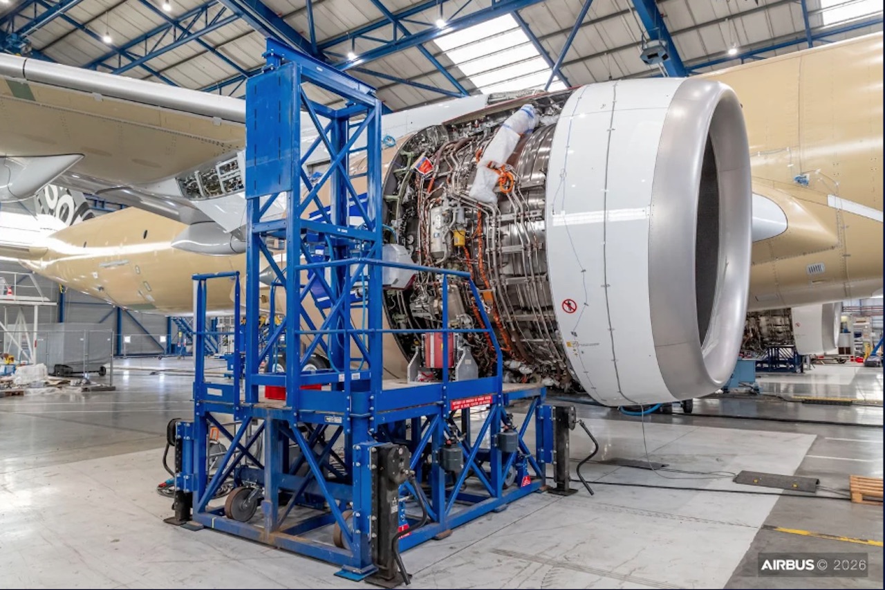 Airbus fait vibrer l’A350F avant son envol 1 Air Journal