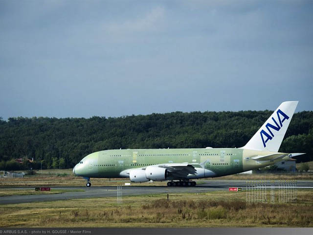 L’A380 d’ANA prend son envol 195 Air Journal