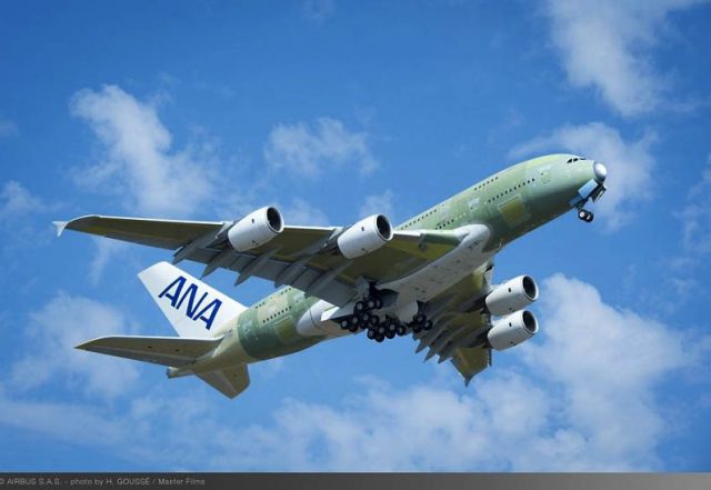 L’A380 d’ANA prend son envol 209 Air Journal