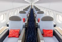 Avec un siège de chaque côté de l’allée et seulement 26 places, Air Tahiti fait entrer le transport inter-îles dans une nou