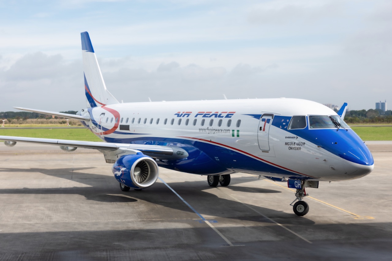 Air Peace réceptionne son premier Embraer E175 pour densifier le réseau ouest-africain 1 Air Journal Air Peace réceptionne son premier Embraer E175 pour densifier le réseau ouest-africain 1 Air Journal