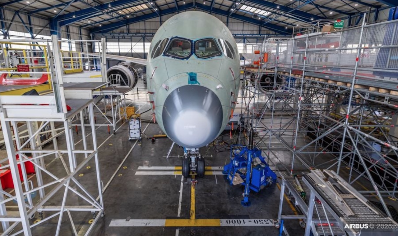Airbus fait vibrer l’A350F avant son envol
