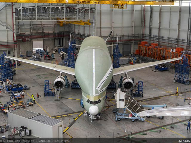 Des tests intensifs au sol avant le vol inaugural du BelugaXL d’Airbus (photos) 2 Air Journal