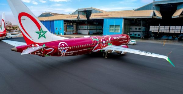 
Royal Air Maroc (RAM) a dévoilé un avion arborant une livrée spéciale aux couleurs de la Coupe d’Afrique des Nations (