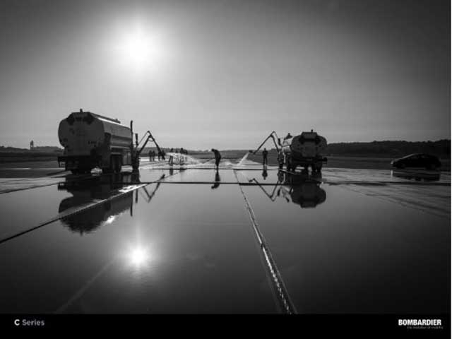 Air-journal-Bombardier essais piscine CSeries