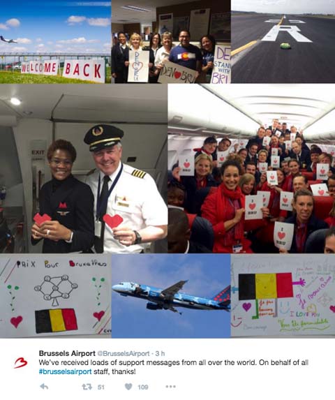 Air-journal-Brussels Airport Twit post-attentats