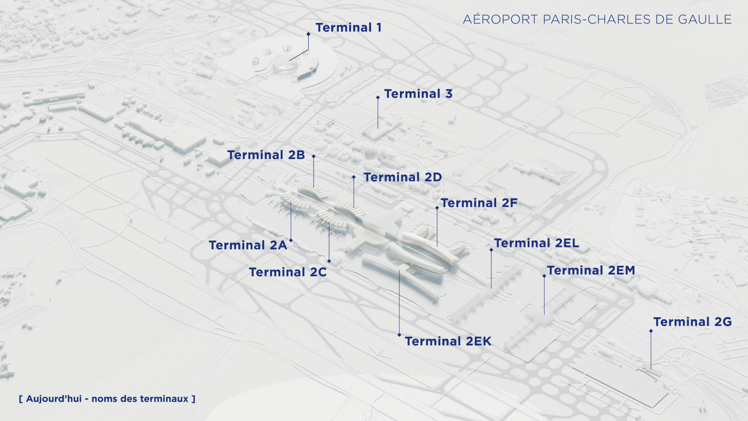Aéroport Paris-CDG : fin des 2E, 2F, 2G… les terminaux seront re-numérotés de 1 à 7 en 2027 1 Air Journal Aéroport Paris-CDG : fin des 2E, 2F, 2G… les terminaux seront re-numérotés de 1 à 7 en 2027 1 Air Journal