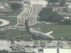 
Au moins cinq personnes ont été tuées dimanche 6 septembre lors de la sortie de piste d’un Boeing 767-300 cargo opérant pou