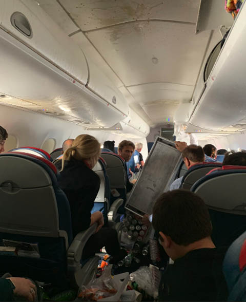 Turbulences : une vingtaine de blessés sur deux vols de Transavia et Delta (photos) 19 Air Journal