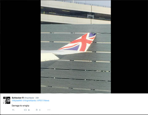 Air-journal Damage Wingtip ©Sclecker R Twitter