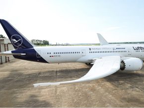 
Boeing, Lufthansa et Rolls-Royce s’apprêtent à lancer une nouvelle campagne d’essais en vol sur un Boeing 787‑9 écoDemon