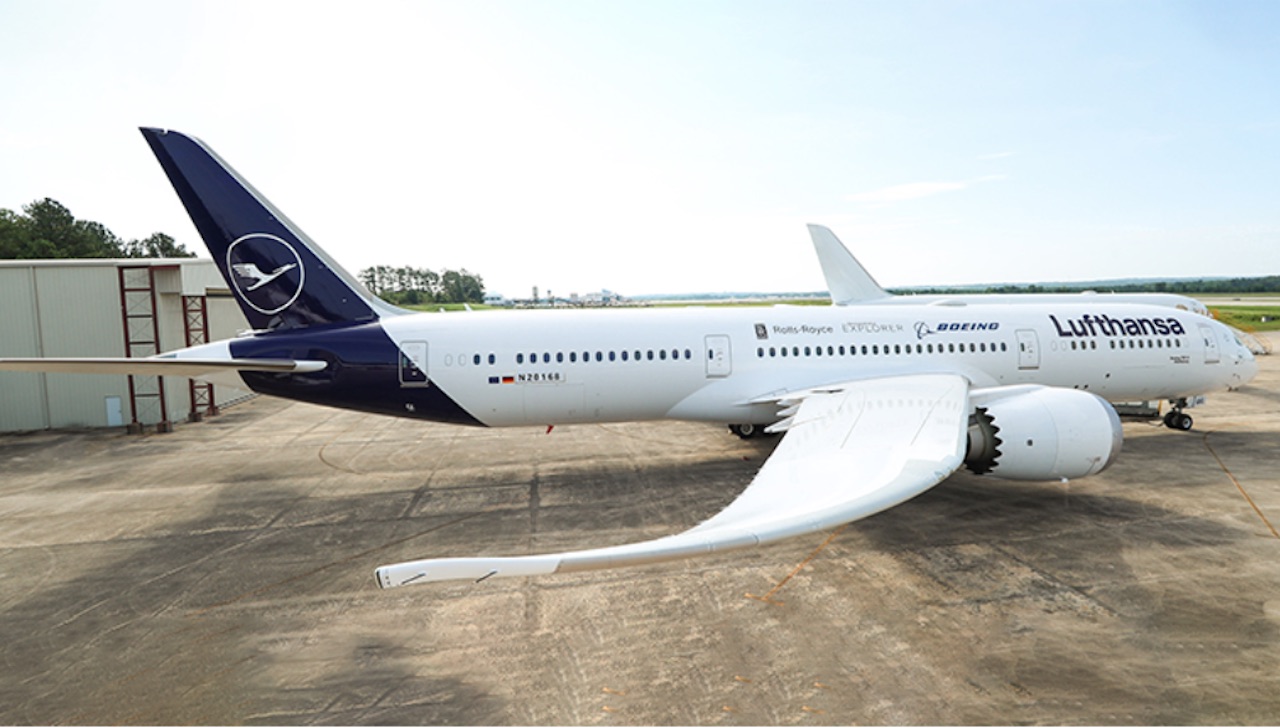 Sur un 787‑9 écoDemonstrator, Boeing et Lufthansa expérimentent un nouveau nez moteur et des vols intelligent 1 Air Journal Sur un 787‑9 écoDemonstrator, Boeing et Lufthansa expérimentent un nouveau nez moteur et des vols intelligent 1 Air Journal
