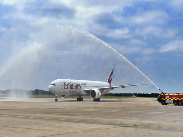 Emirates inaugure son arrivée à Londres Stansted 1 Air Journal