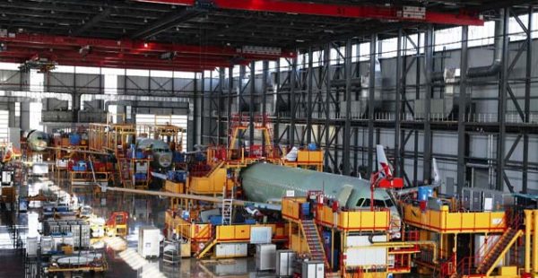 Airbus a annoncé la fermeture de sa ligne d’assemblage de monocouloirs de Tianjin dans le nord-est de la Chine pour une durée 