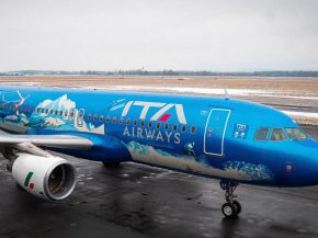 
La compagnie nationale italienne met en service un Airbus A320 habillé aux couleurs des Jeux olympiques et paralympiques d’hiv