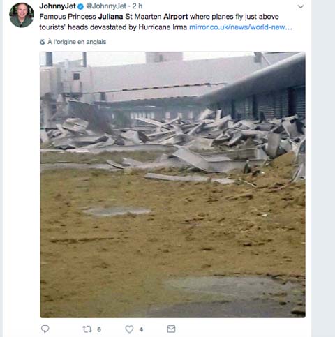 Les aéroports de Saint-Martin et Saint-Barthélemy ravagés par l'ouragan Irma (photos) 38 Air Journal