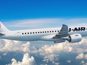 Japan Airlines a choisi l’Embraer E190-E2 pour succéder aux E170 et E190 de sa filiale régionale J-Air. Annoncé le 14 octobre