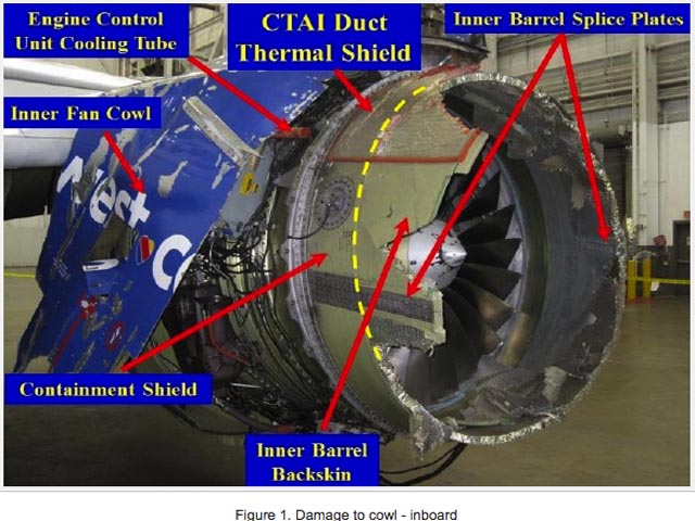 Vol mortel de Southwest Airlines : le NTSB donne des précisions et dévoile des photos 77 Air Journal