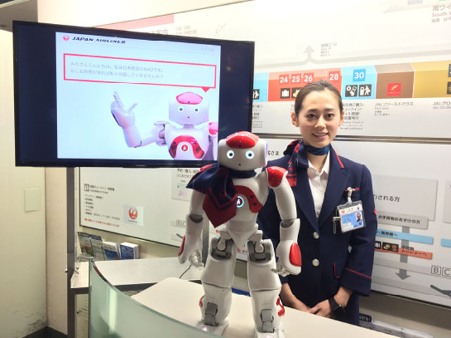 Air-journal-Nao-robot humanoide JAL