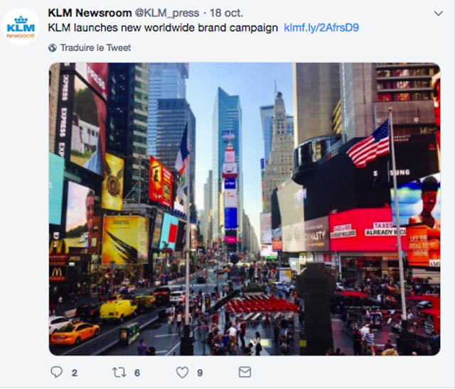 KLM lance à l’automne une campagne publicitaire d’envergure mondiale 1 Air Journal KLM lance à l’automne une campagne publicitaire d’envergure mondiale 1 Air Journal