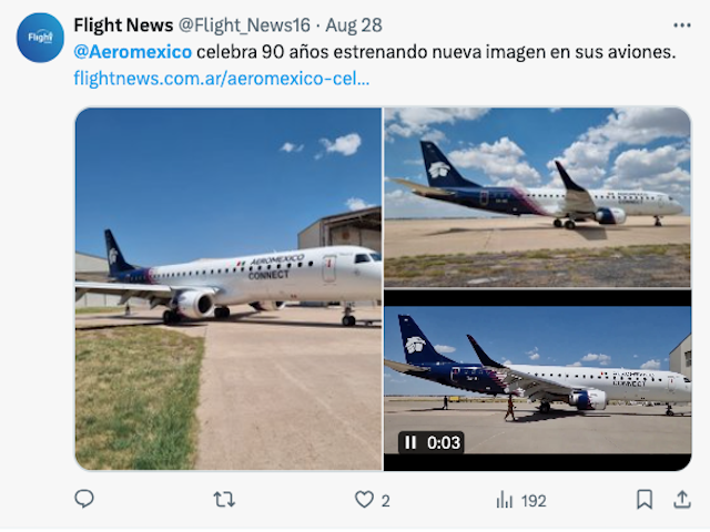 Aeromexico célèbre ses 90 ans avec une nouvelle livrée 11 Air Journal