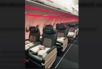 
En rompant avec la traditionnelle cabine 3+3 des monocouloirs, Eurowings introduit une mini‑cabine premium en configuration 2+2