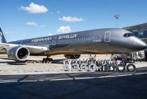 
Starlux Airlines a réceptionné le 3 juillet à Toulouse son deuxième Airbus A350‑1000, habillé d’une spectaculaire livré