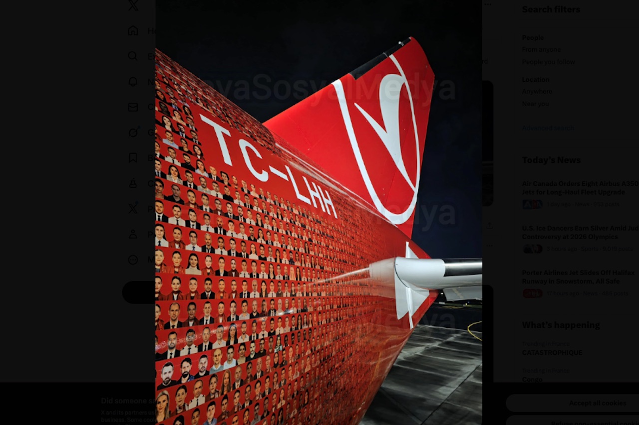 De 5 à 500 avions : Turkish Airlines inaugure son A350 aux couleurs de ses employés 1 Air Journal