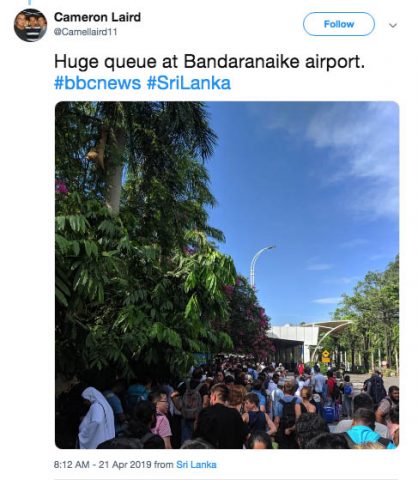 Attentats au Sri Lanka : l’aéroport international Bandaranaike-Colombo placé en alerte maximale 2 Air Journal