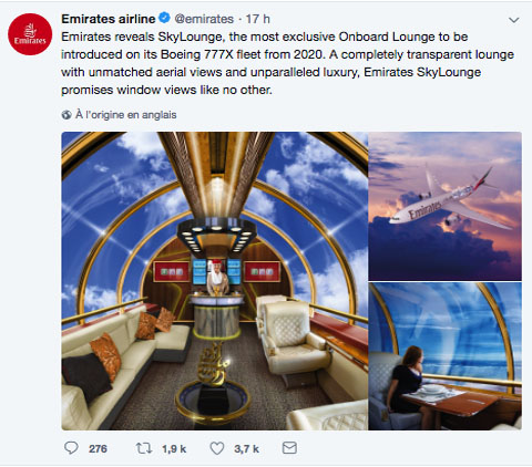 Emirates annonce d’incroyables "Skylounge" sur ses 777-X à partir de 2020 3 Air Journal