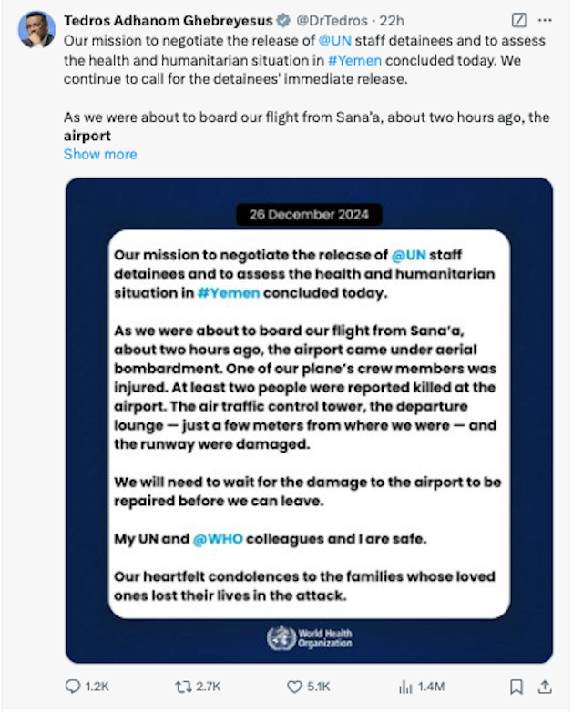 Israël frappe l'aéroport de Sanaa au Yémen 38 Air Journal