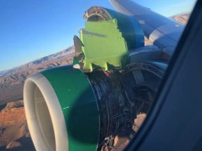 Les pilotes d’un Airbus A320 de Frontier Airlines qui avait décollé de l’aéroport de Las Vegas, ont dû venir se poser